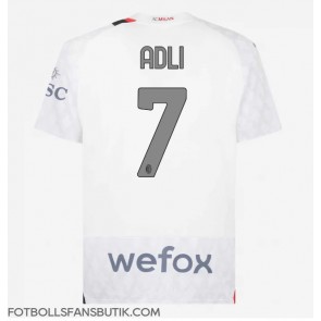 AC Milan Yacine Adli #7 Replika Bortatröja 2023-24 Kortärmad